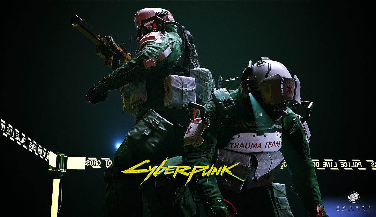 aaa级别!赤核学员完美复刻《赛博朋克2077》创伤小队