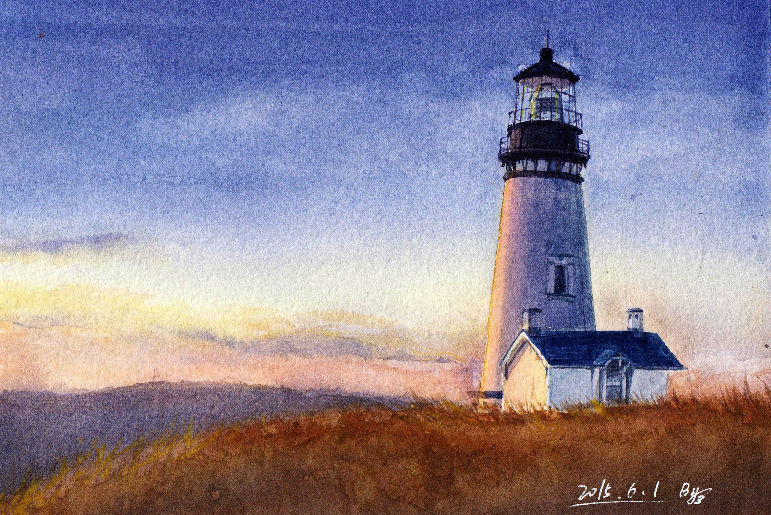 水彩练习——风景2