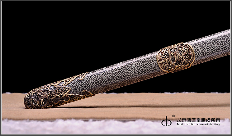 龙泉刀剑-泉宗-七星剑|扭转自炼钢(DJ-2699)