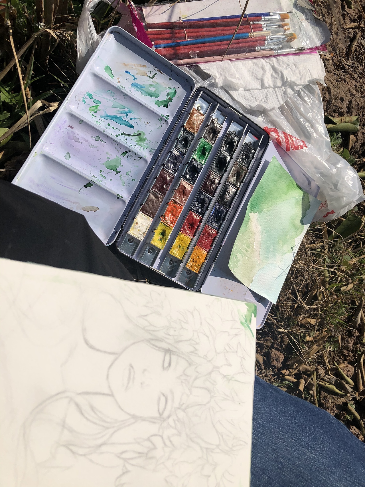 尝试不同的绘画方式