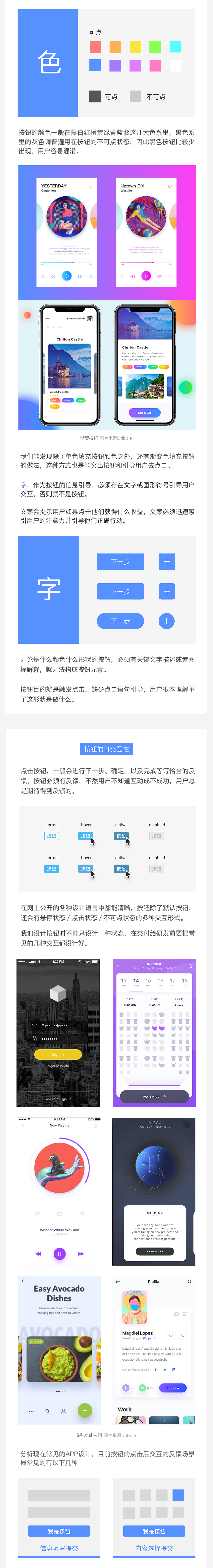 设计语言中的按钮如何设计（系列一）（图ZMTE4MTI4ODM2） - APP界面 - 站酷设计师逆羽凌凌原创素材 - 站酷ZCOOL