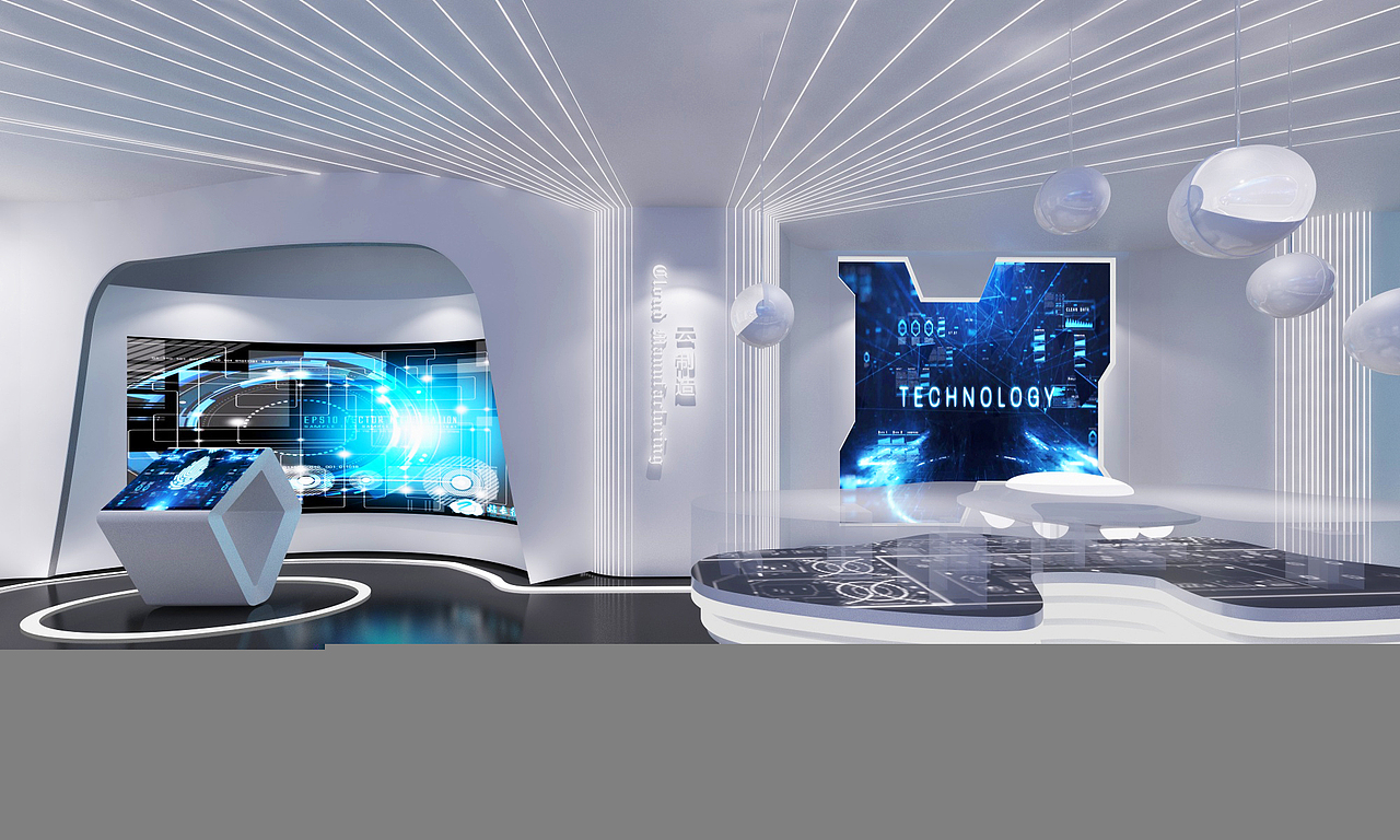 高科技展厅设计 电子展厅设计