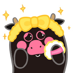 微信表情丨猫爪牛黑妞专辑