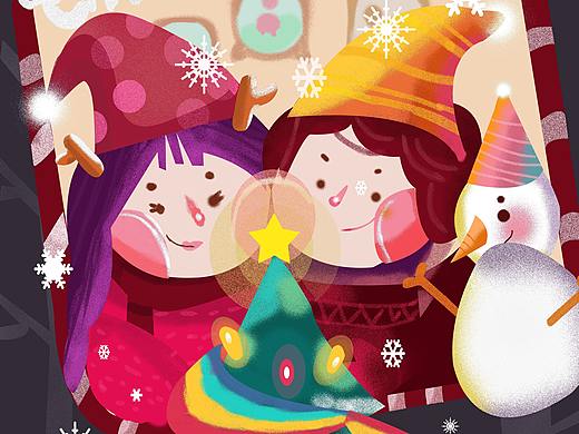 圣诞节插画