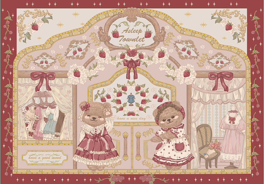 復(fù)古外包裝設(shè)計（圖ZMjMzMTYxNDY0） - 商業(yè)插畫 - 站酷設(shè)計師熊綿綿原創(chuàng)素材 - 站酷ZCOOL