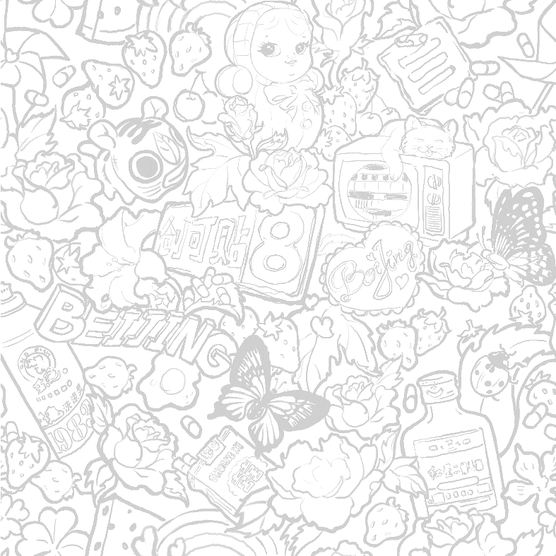 秘密花园 水彩pattern