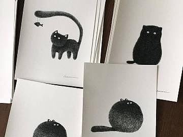 Kamwei Fong丨画一只猫猫虫~