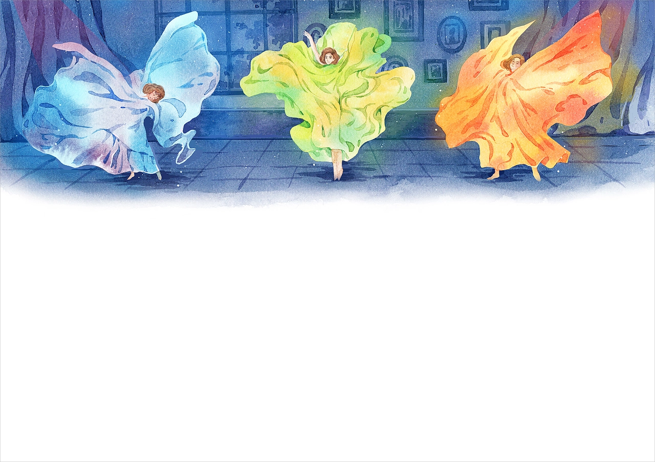 《居里夫人的故事》水彩手绘插图