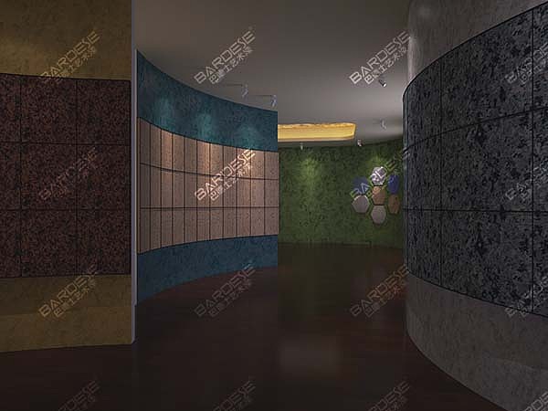 巴德士艺术漆上海工厂艺术漆展厅8