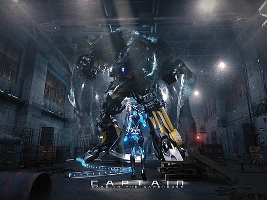 做一张科幻场景练习