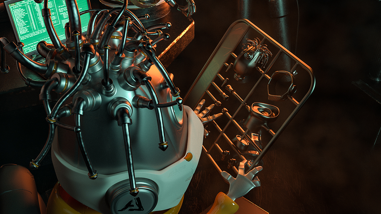 Q版机器人表情包c4d建模RS渲染（图ZMjA2MDQwOTY0） - 动画/影视 - 站酷设计师虎躯猛震原创素材 - 站酷ZCOOL