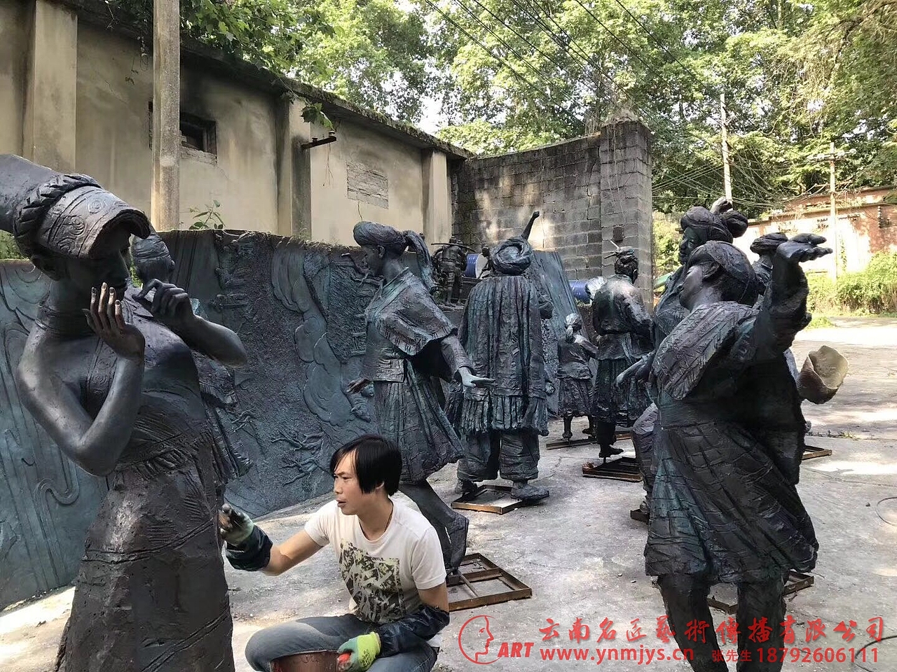 云南雕刻雕塑/文化墙/铸铜/锻铜/玻璃钢/石材/厂家定制（图ZMTE5MjM3MDA4） - 雕塑 - 站酷设计师云南名匠原创素材 - 站酷ZCOOL