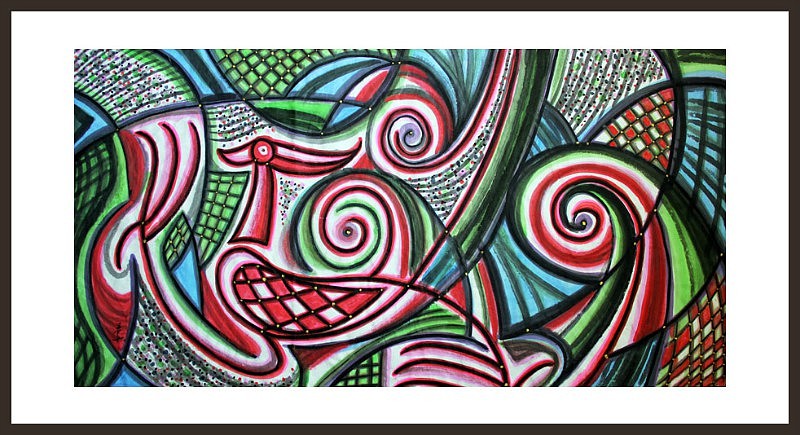 刘勇良抽象绘画作品选登