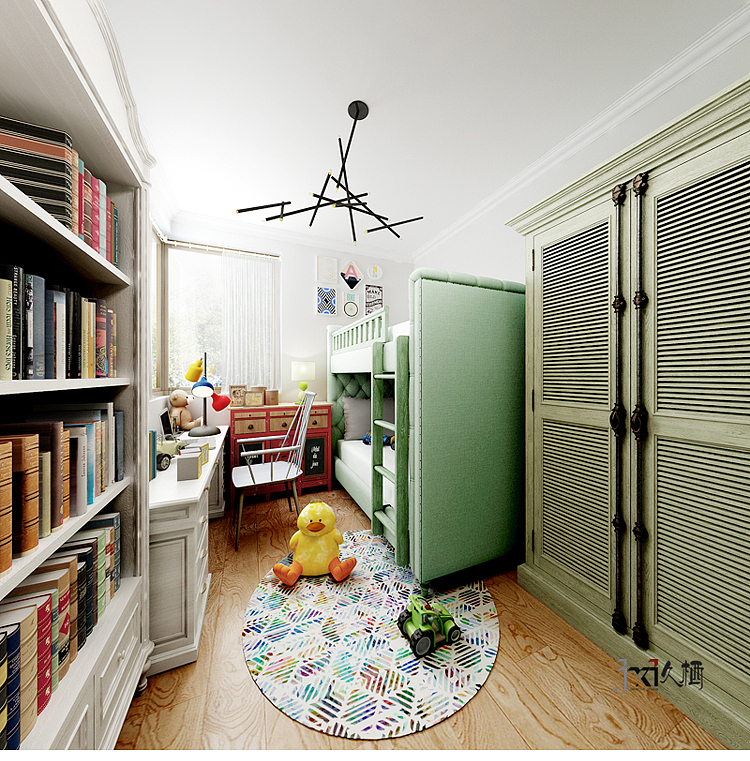 【久栖设计】北京良乡拱辰星园50㎡小户型旧房改造 混搭逆袭（图ZNjI0MjczMTY=） - 家装设计 - 站酷设计师久栖设计原创素材 - 站酷ZCOOL