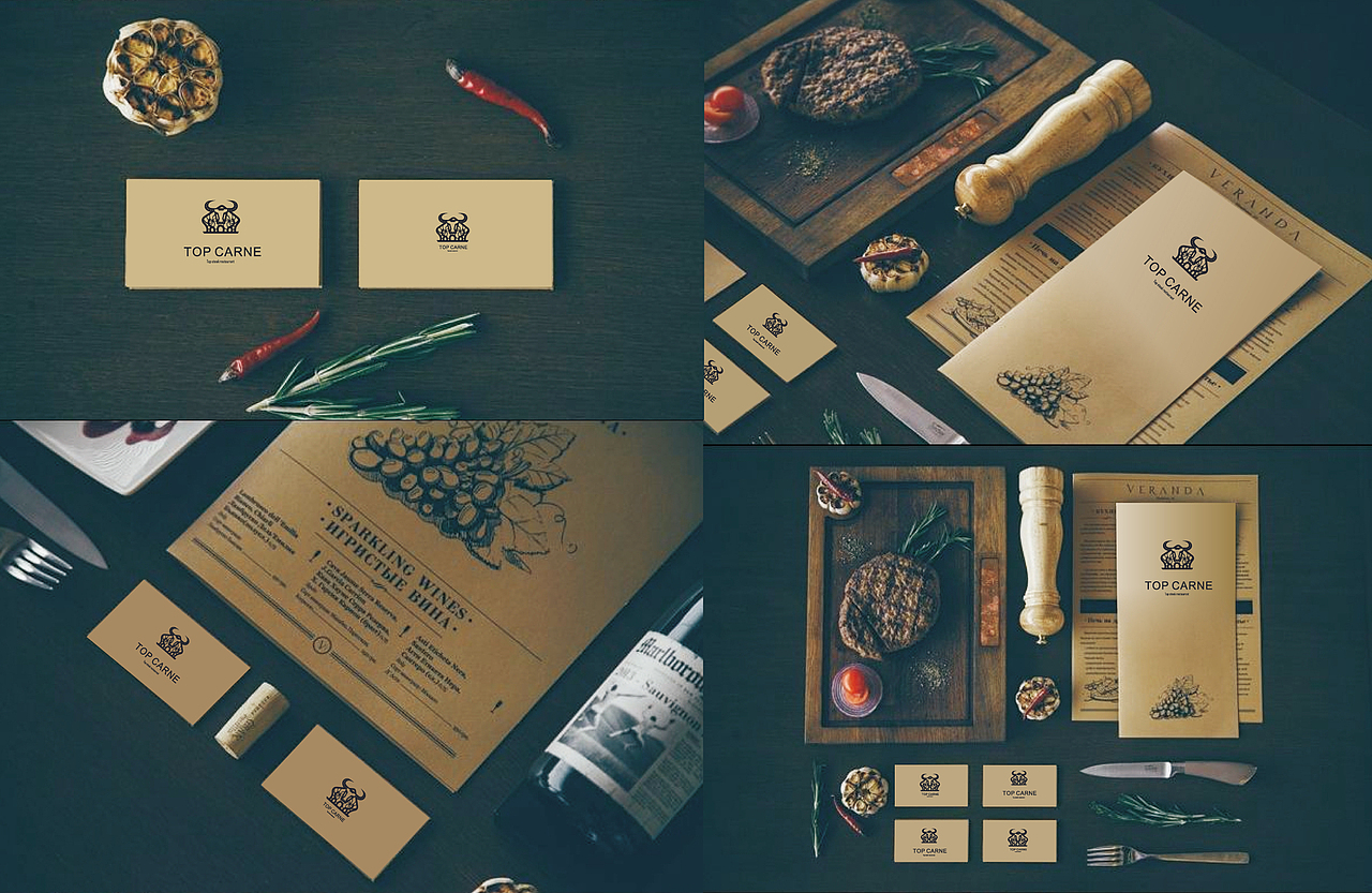 牛排餐厅vi设计（部分）（图ZMTI5ODc0Njcy） - 品牌 - 站酷设计师懒猫w原创素材 - 站酷ZCOOL