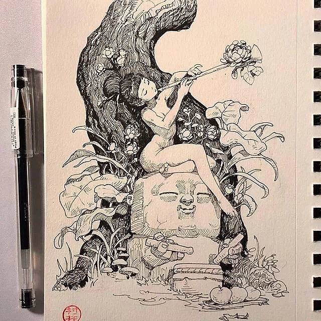 村井人物线稿（图ZMTg0OTc4MzQ0） - 概念设定 - 站酷设计师孙艳军原创素材 - 站酷ZCOOL