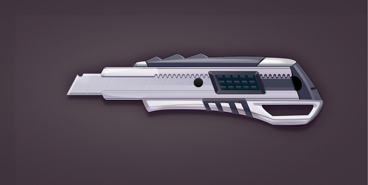 拟物图标 美术刀 临摹