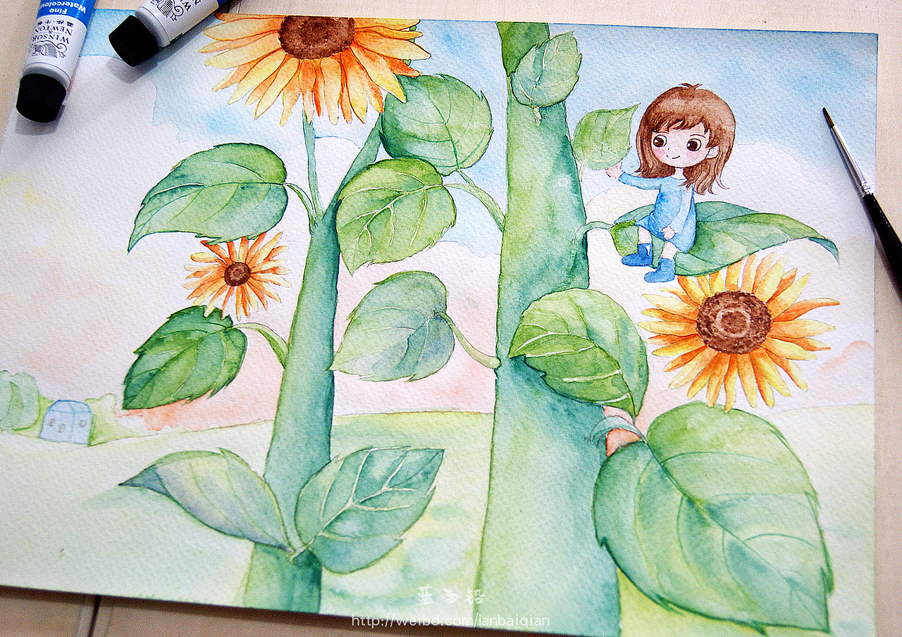 原创作品:小小的我~心灵疗养