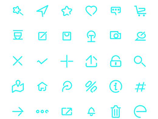 线性图标（个人主页-ZMzAyOTk2Mjg=） - 图标 - 站酷设计师子春十八原创素材 - 站酷ZCOOL