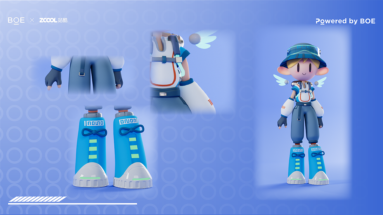 "你好BOE"宇宙探险者【小欧】（图ZMzMwMjE2MjAw） - IP形象 - 站酷设计师北乡el原创素材 - 站酷ZCOOL