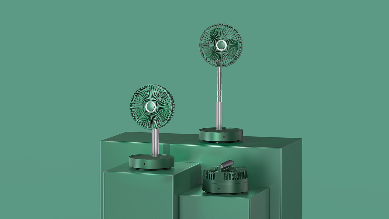 折叠伸缩风扇（图ZMjkzMTQ2Njg0） - 生活用品 - 站酷设计师Z22506024原创素材 - 站酷ZCOOL