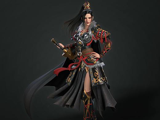 翼次方CG角色线下班学员毛同学完成效果图