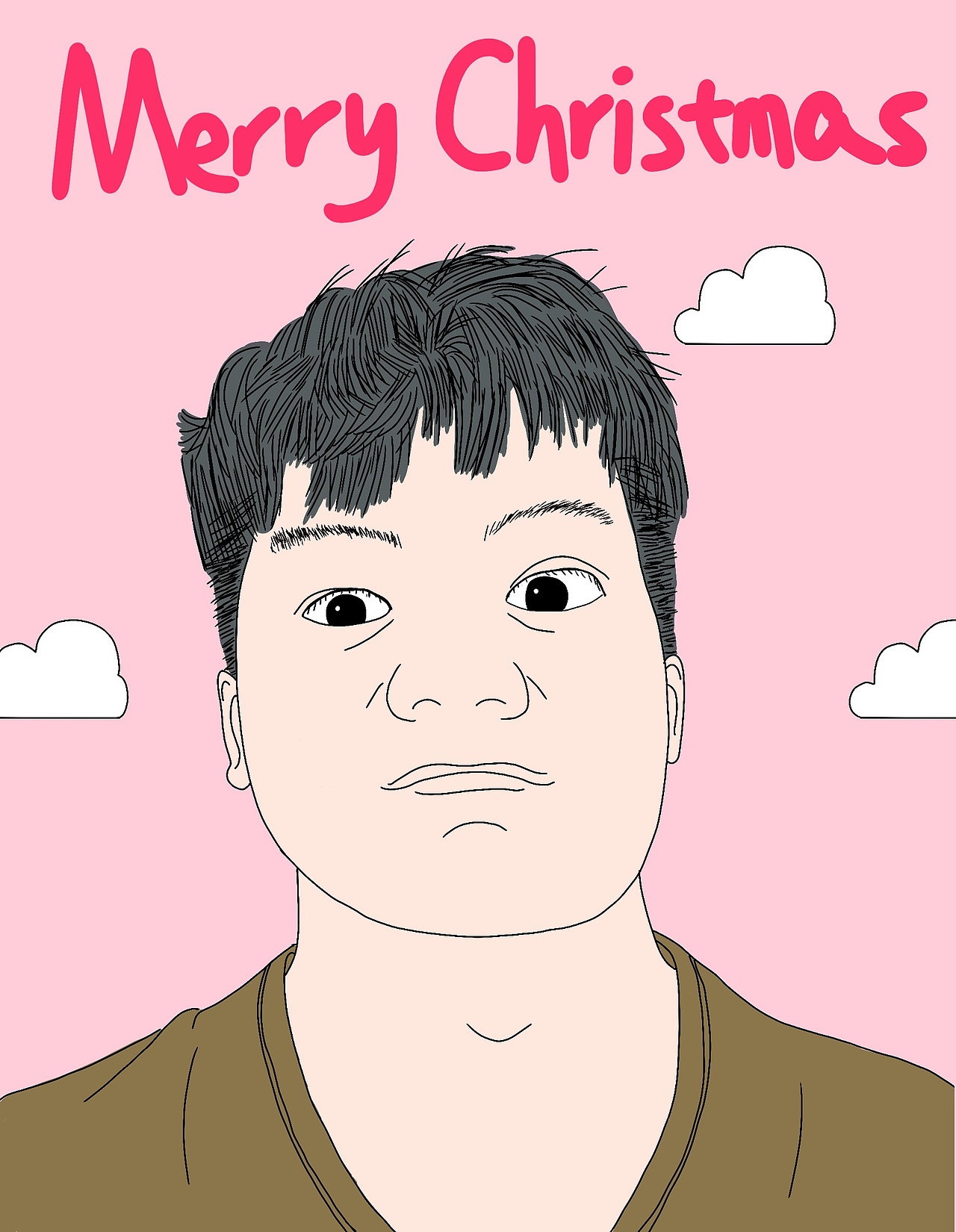 大脸圣诞快乐（图ZMjgzMDcxNzE2） - 创作习作 - 站酷设计师兜兜的兜儿原创素材 - 站酷ZCOOL