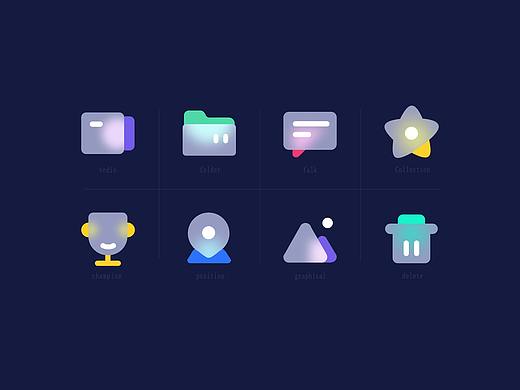 毛玻璃（个人主页-ZNTU5NzcyMzY=） - 图标 - 站酷设计师龙咯原创素材 - 站酷ZCOOL