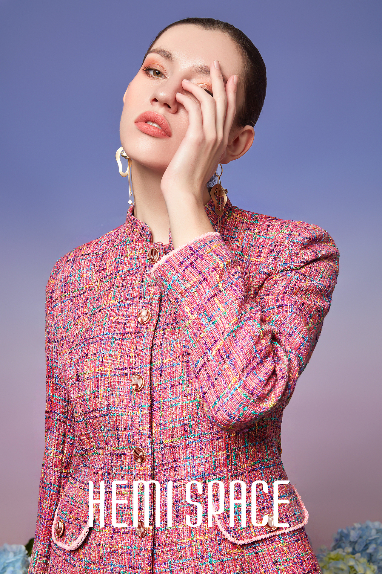  [高定西服拍摄]女士高端服装摄影棚大片lookbook拍摄