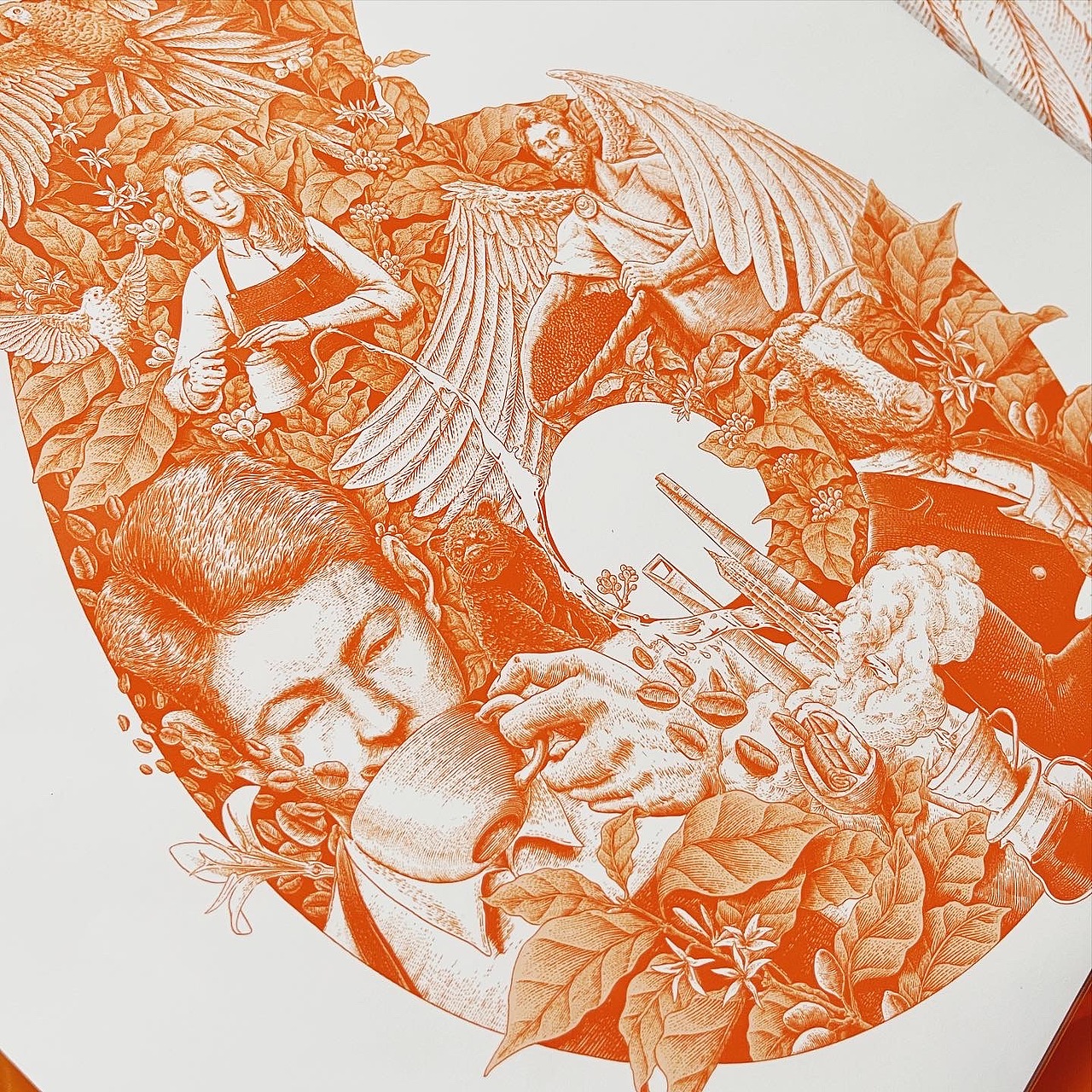 陆家嘴咖啡节限量版周边（图ZMjc2NzA3ODk2） - 商业插画 - 站酷设计师花椒的Alex原创素材 - 站酷ZCOOL