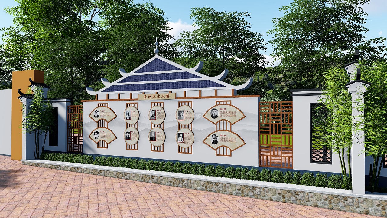 一个学校的文化墙|空间|景观设计|云德设计 - 原创作品 - 站酷 (zcool