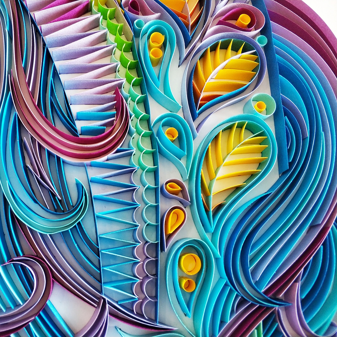 手工衍纸装饰画——以梦为马