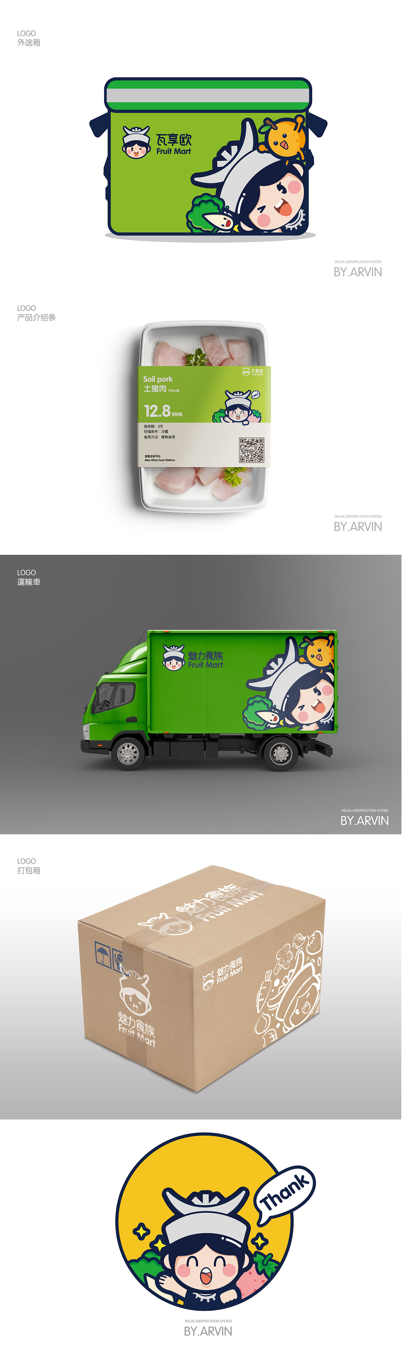 瓦享欧-苗族生鲜品牌设计（图ZMTA4NTg1NTA4） - 品牌 - 站酷设计师Kevin文辉原创素材 - 站酷ZCOOL