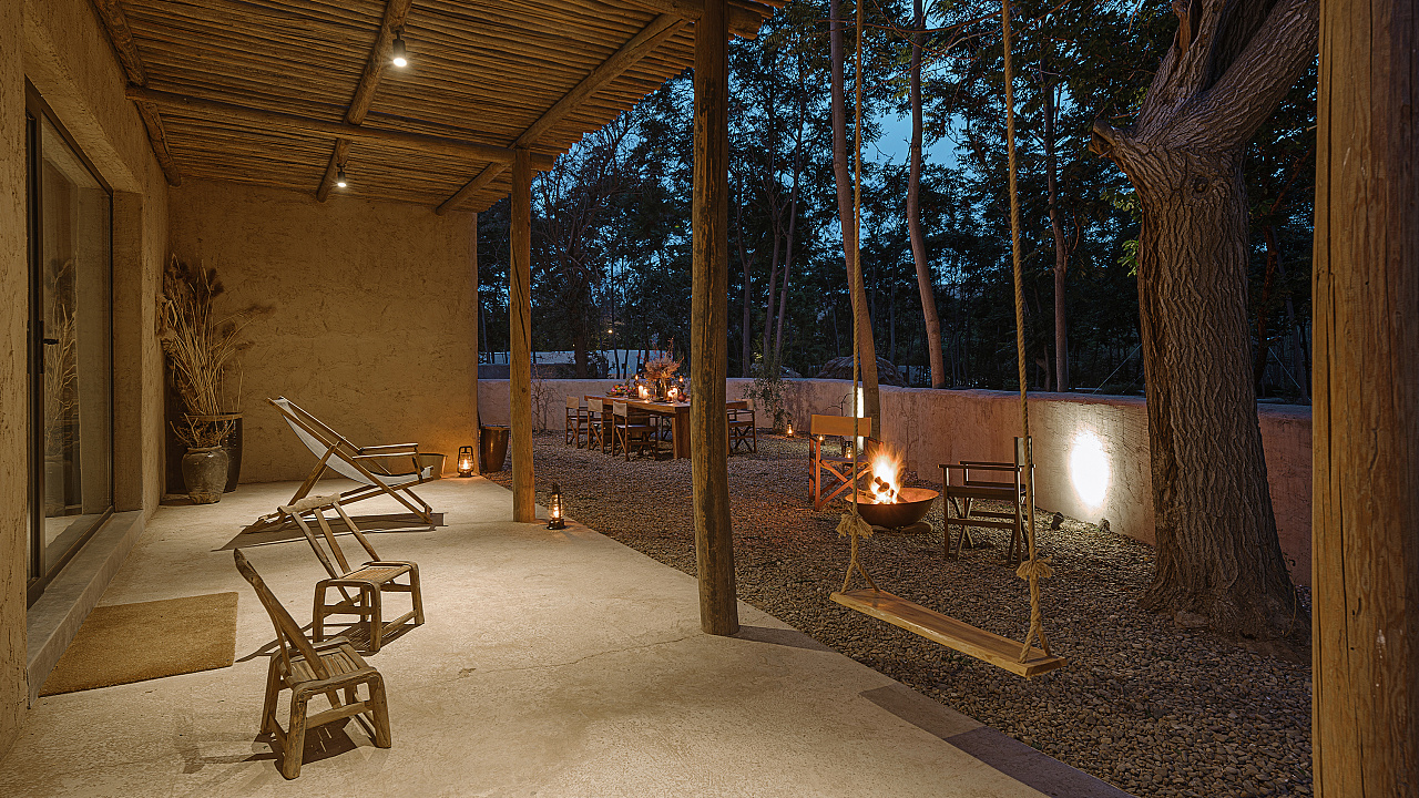 黄河宿集民宿南岸室外景观