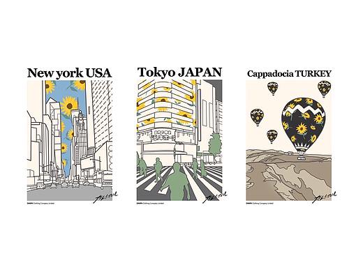 Unbreakable x Axsoul 城市插画特别限定系列