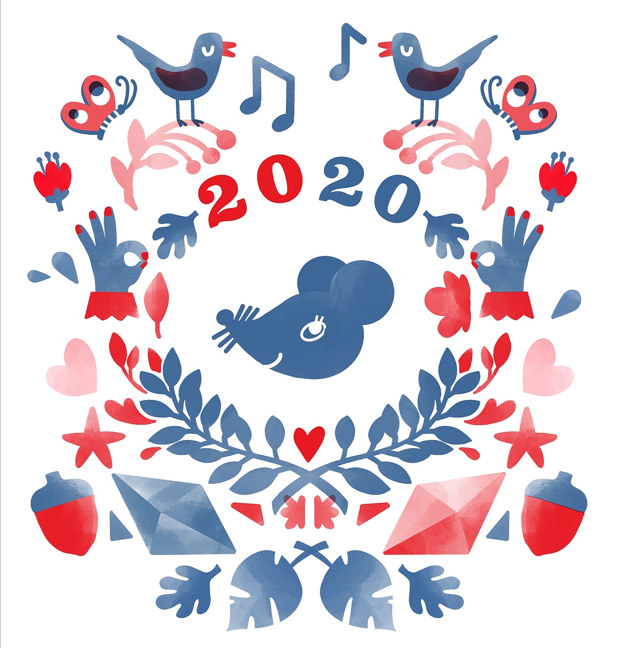 risograph2020年历（图ZMTkwNDAyNDc2） - 海报 - 站酷设计师kxkx2h原创素材 - 站酷ZCOOL