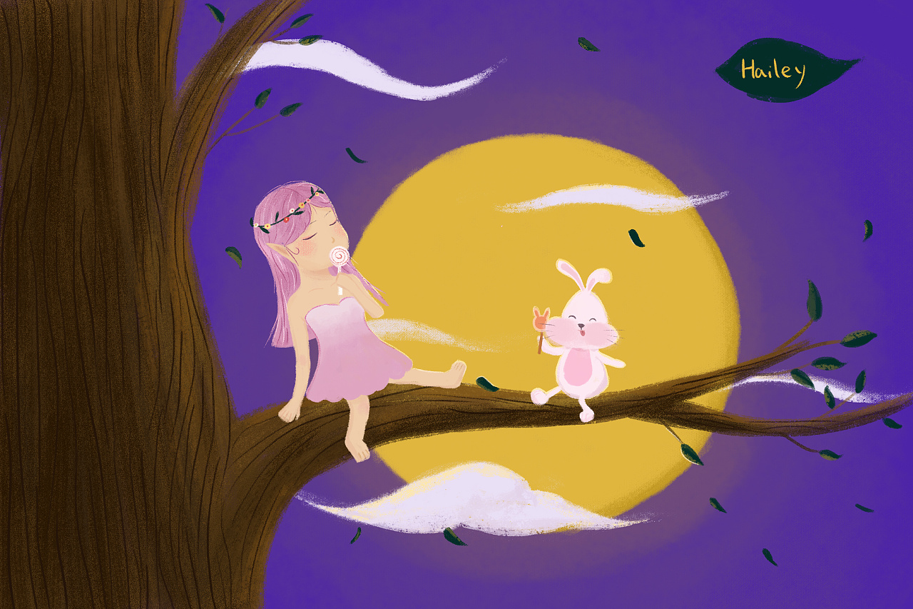 森林中的蝴蝶精灵