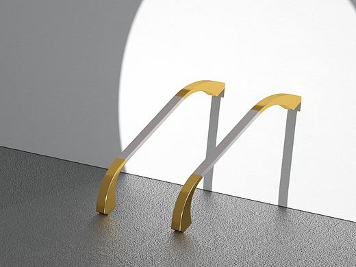 产品渲染门把手