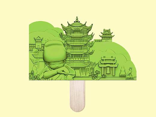 李白·黄鹤楼文创雪糕