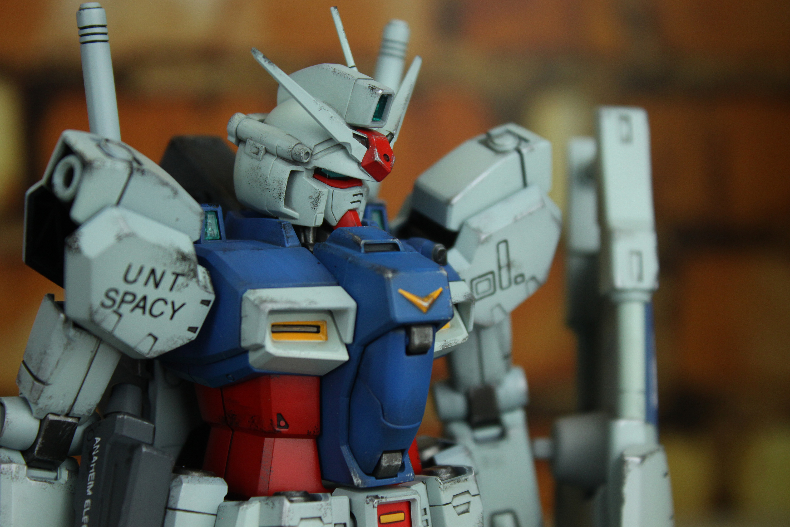 高达模型 mg gp01 旧化