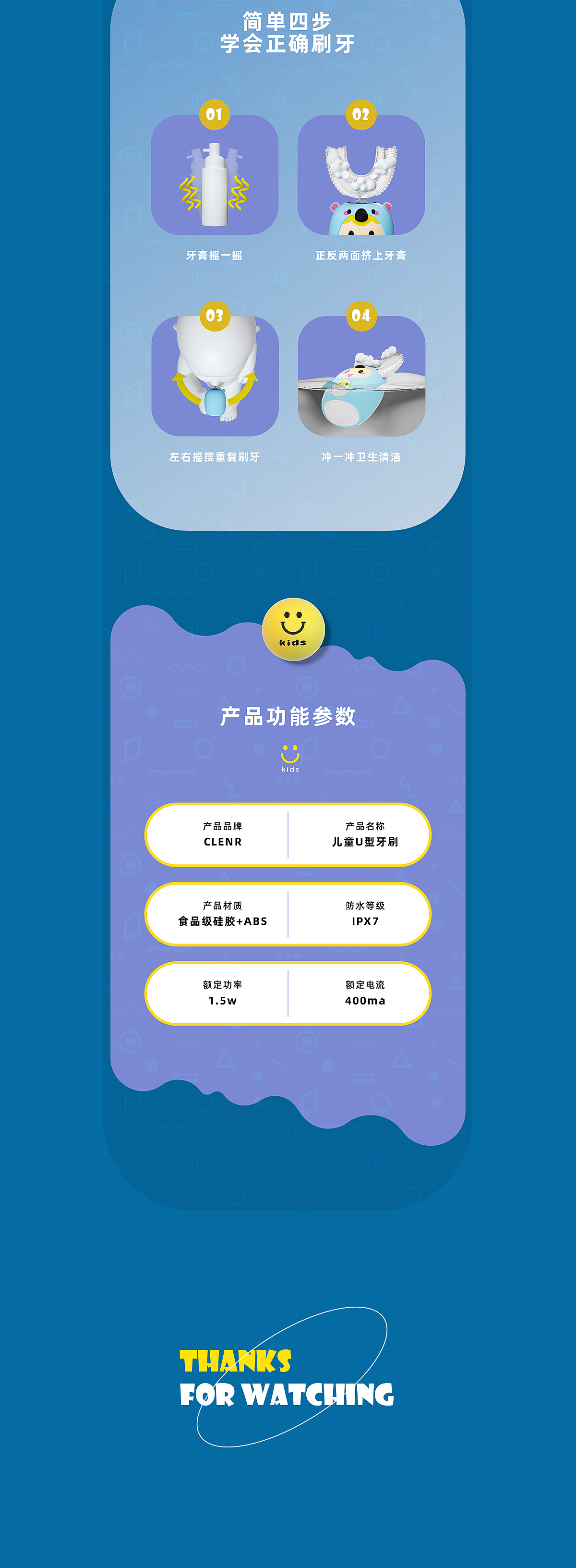 儿童牙刷详情页（图ZMjkxNDgxNjY0） - 电商 - 站酷设计师壹间设计工作室原创素材 - 站酷ZCOOL