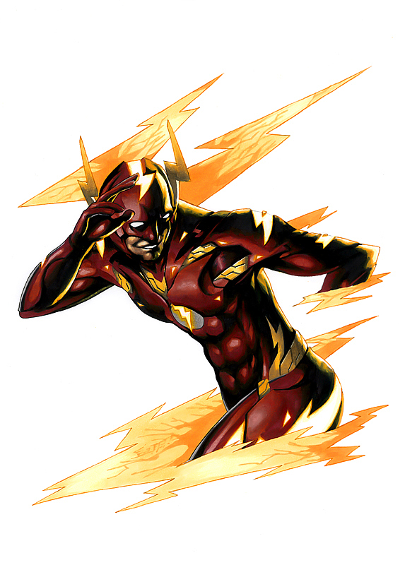 马克笔手绘作品-《正义联盟》