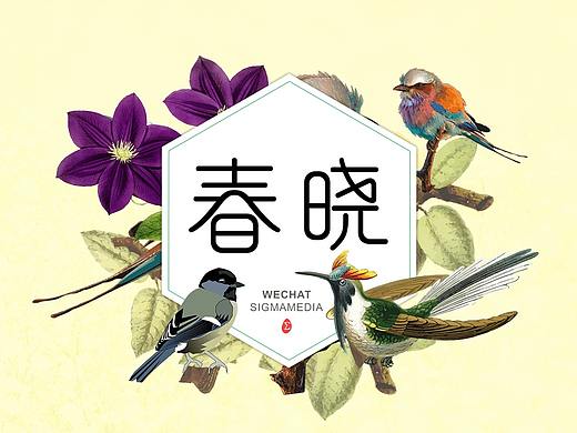 原创字体设计《春晓》