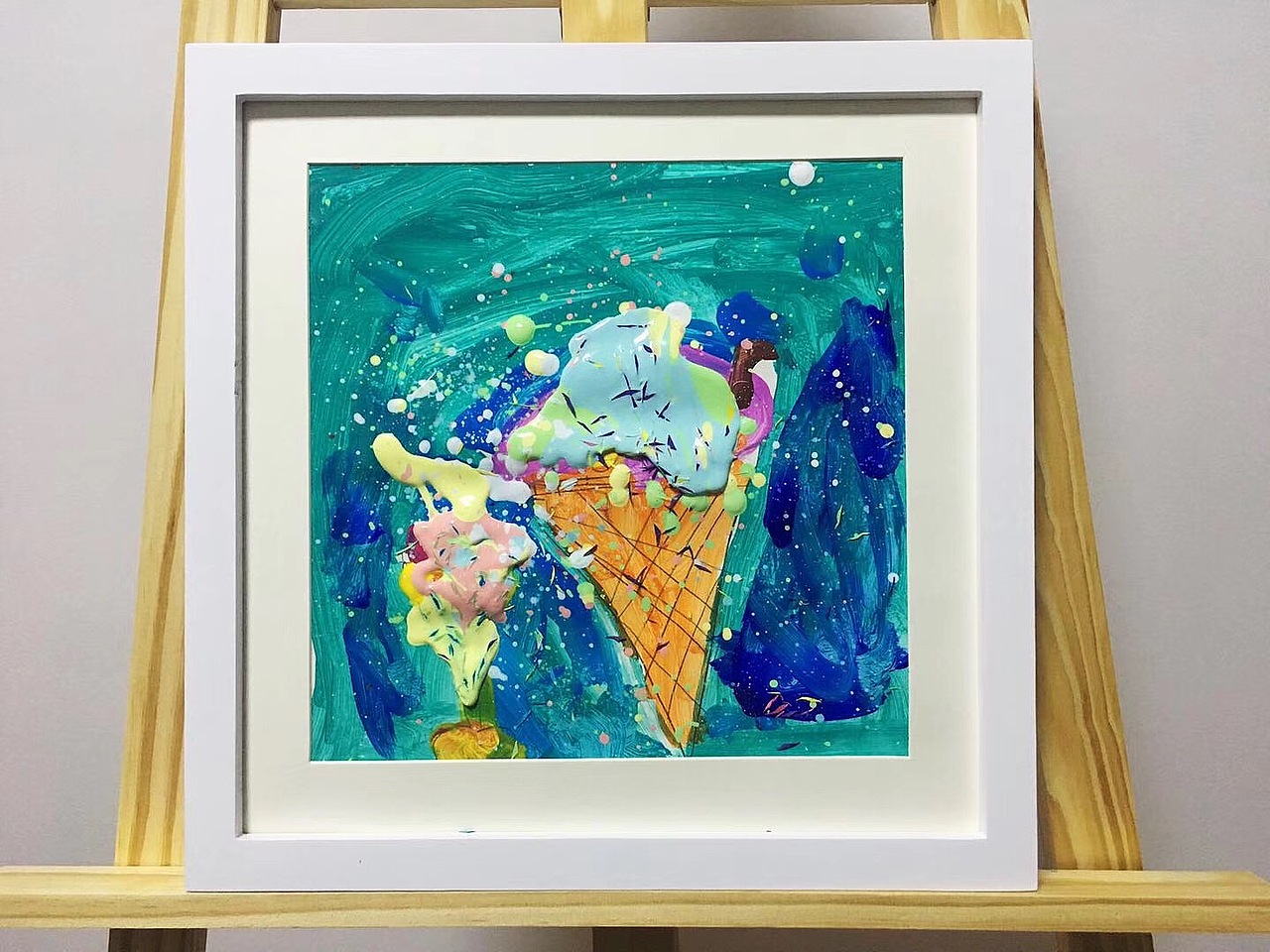 孩子童画世界不一样的冰激凌（图ZMTE5OTA3NDEy） - 绘画 - 站酷设计师北京京美视觉3D画原创素材 - 站酷ZCOOL