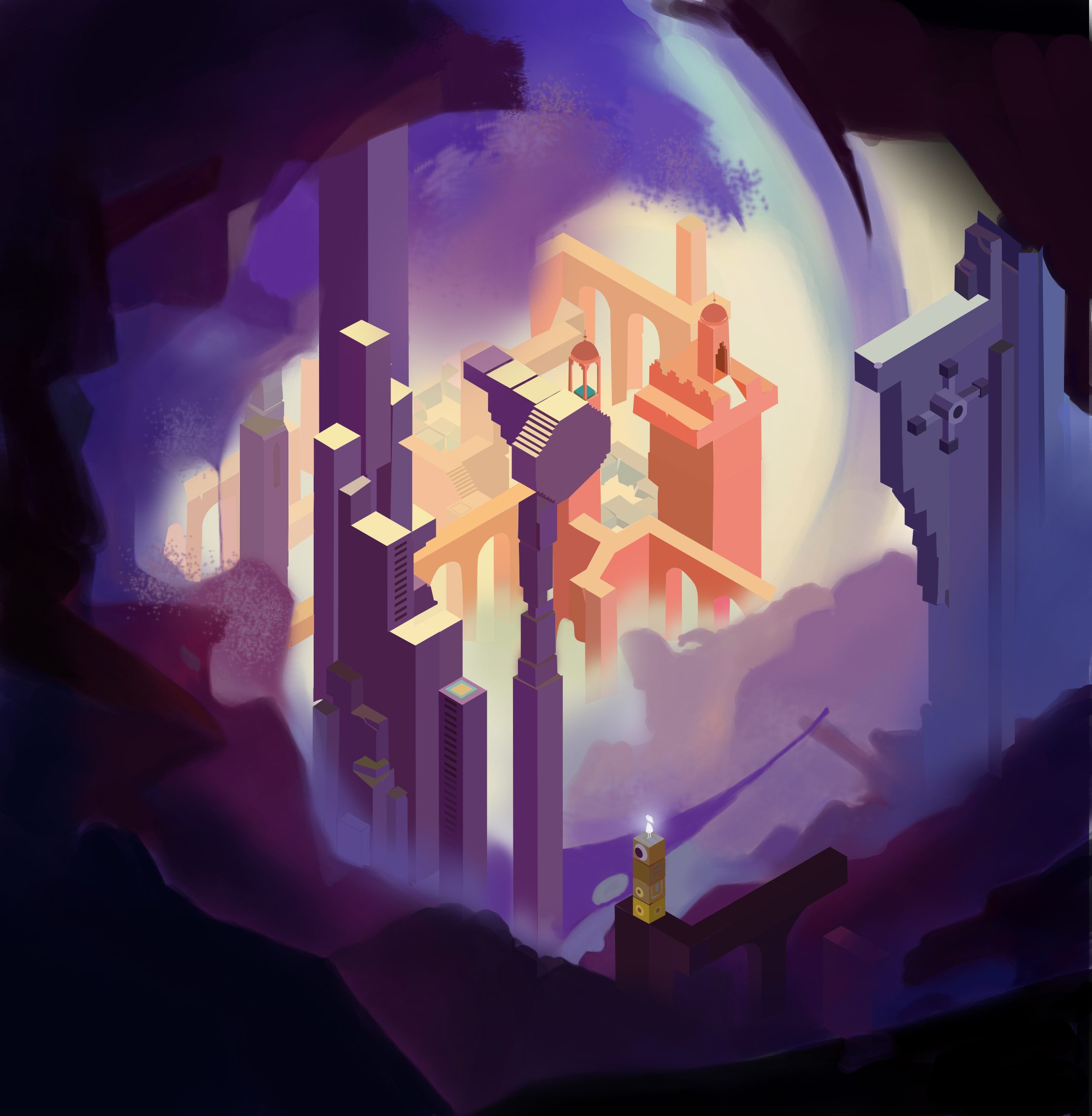 2.5d练习|插画|游戏原画|梦回长安 - 临摹作品 - 站酷 (zcool)