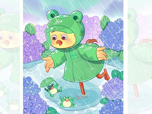 2021.6月（个人主页-ZNTMwNzM5NjA=） - 儿童插画 - 站酷设计师a熊喵吉祥原创素材 - 站酷ZCOOL