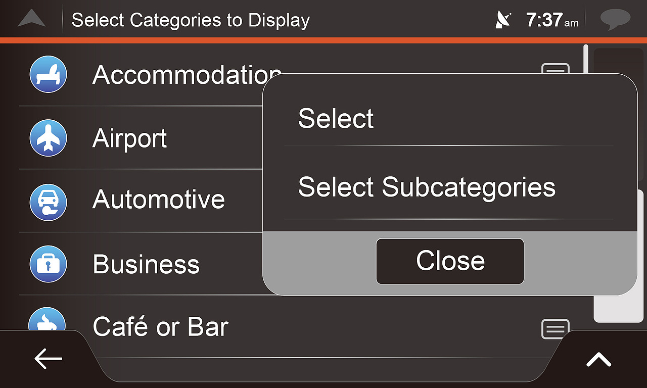汽车用户界面ui