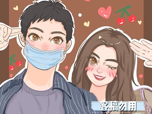 原创插画I鸭风人物插画