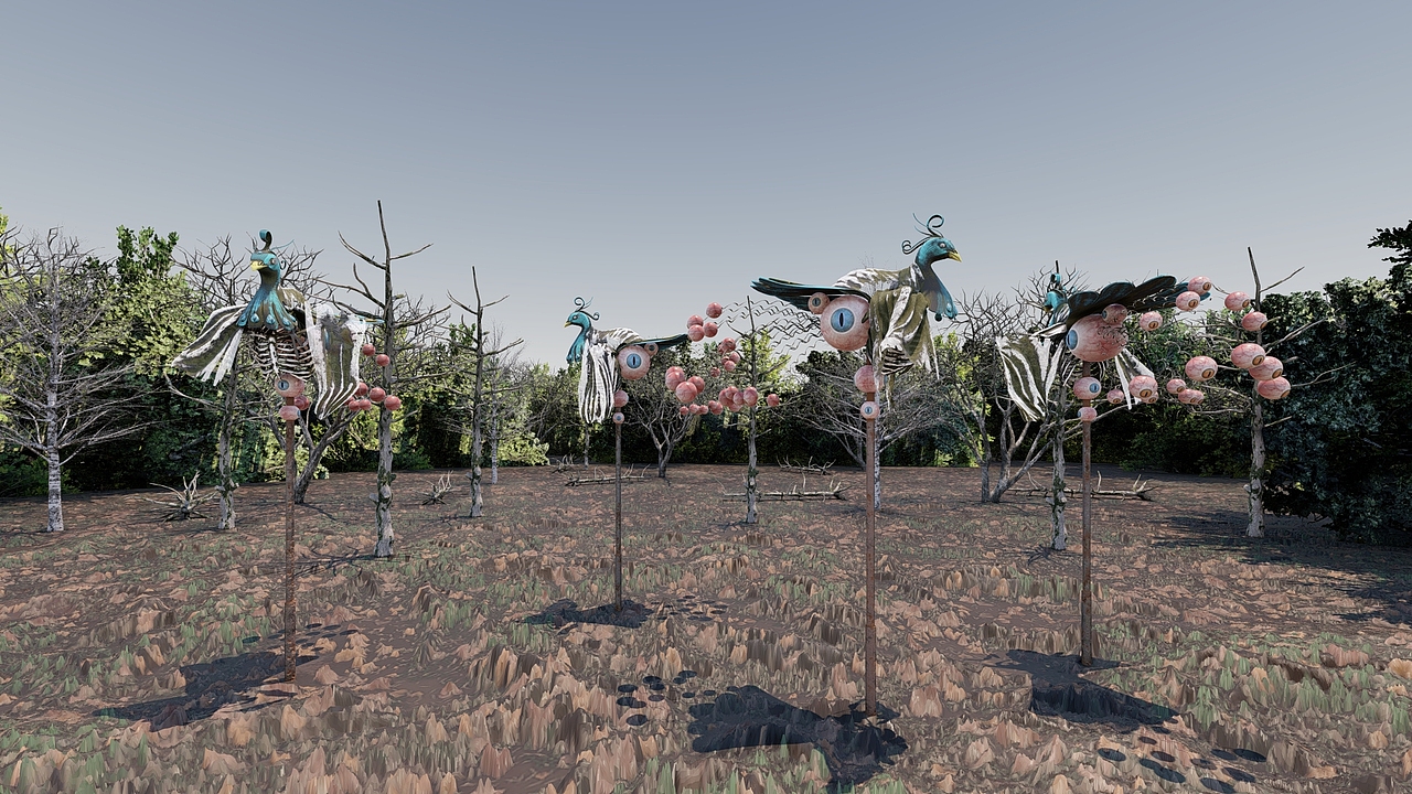 恐怖孔雀（图ZMjc0MzE1NzQ4） - 人物/生物 - 站酷设计师猴急设计创始人原创素材 - 站酷ZCOOL