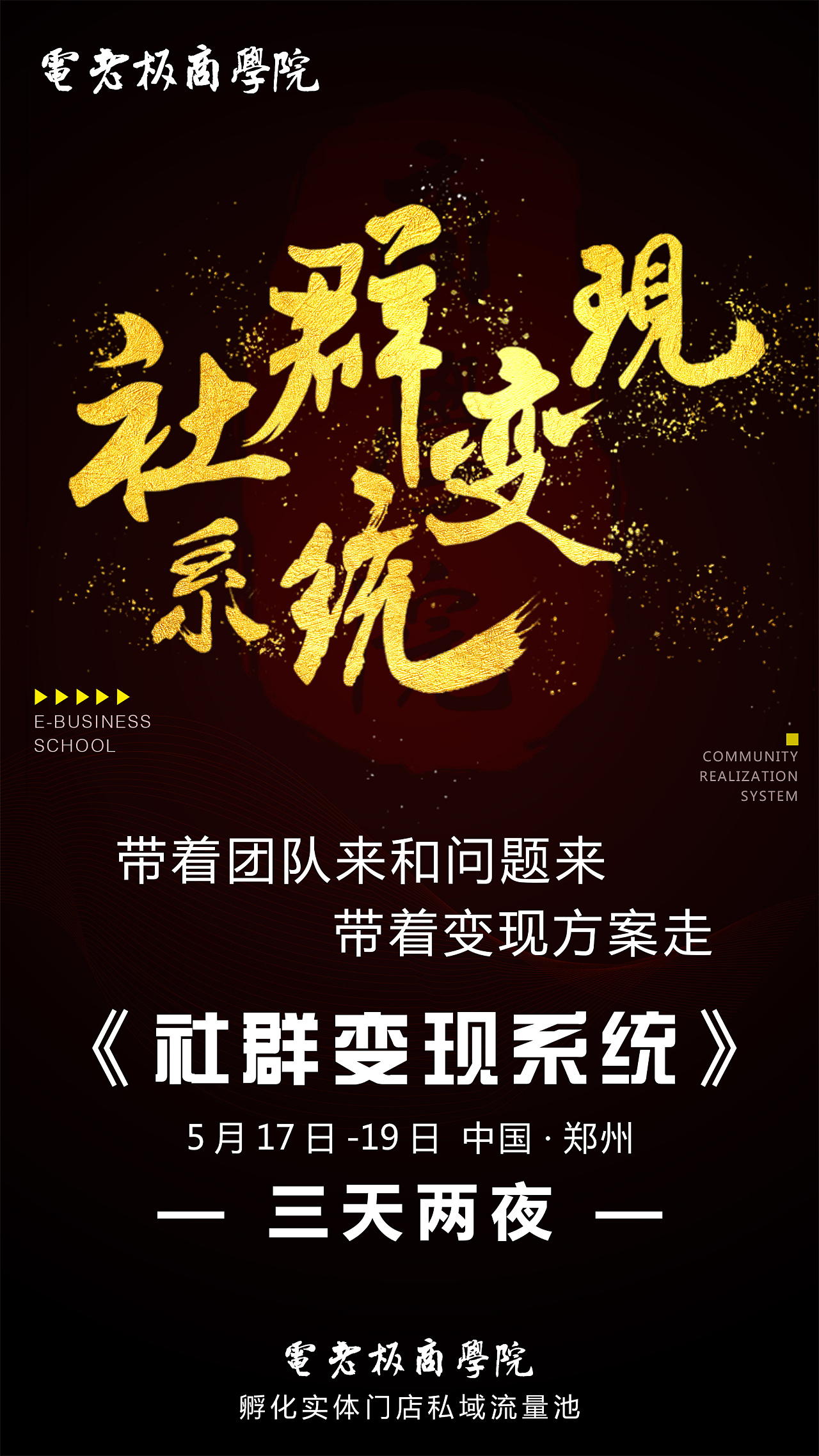 社群营销的海报